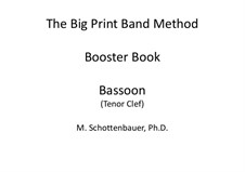Auftriebbuch: Fagott (Tenorschlüssel) by Michele Schottenbauer