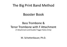 Auftriebbuch: Bass Posaune und Tenor Posaune mit F-Anlage by Michele Schottenbauer