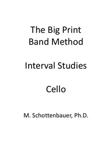 Intervall-Studien: Cello by Michele Schottenbauer