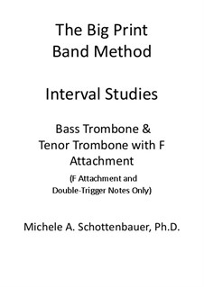 Intervall-Studien: Bass Posaune und Tenor Posaune mit F-Anlage by Michele Schottenbauer