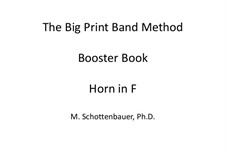 Auftriebbuch: Horn im F by Michele Schottenbauer