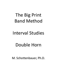 Intervall-Studien: Doppelhorn by Michele Schottenbauer