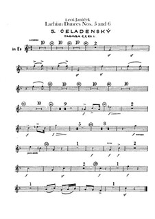 Lachische Tänze, JW 6/17: Tänze Nr.5-6 – Trompetenstimme by Leoš Janáček
