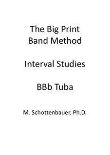 Intervall-Studien: Tuba (3-Ventil) by Michele Schottenbauer