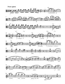Sonate für Violine und Klavier Nr.3 in d-Moll, Op.108: Teil IV. Version für bratsche – Solostimme by Johannes Brahms