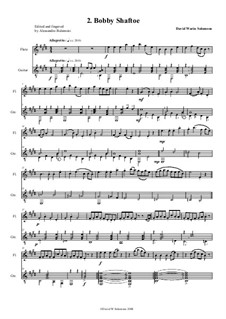 No.2 Bobby Shafto: Für Flöte und Gitarre by folklore, David W Solomons