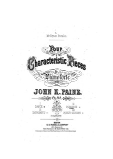 Vier charakteristischen Stücke, Op.25: Nr.2 Romanze by John Knowles Paine