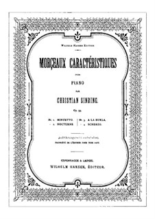 Morceaux caractéristiques , Op.53: Morceaux caractéristiques  by Christian Sinding