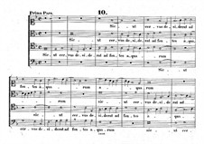 Sicut cervus: Singpartitur by Giovanni da Palestrina
