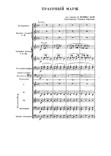 Sonate für Klavier Nr.2 in b-Moll, Op.35: Teil III, für Orchester für russische Volksinstrumente                                         by Frédéric Chopin