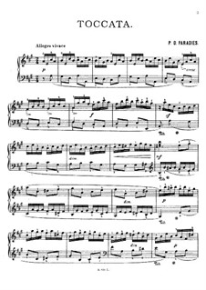Sonate in A-Dur: Takkata by Pietro Domenico Paradies