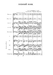 Drei militärische Marsche für Klavier, vierhändig, D.733 Op.51: Marsch Nr.1, für Orchester by Franz Schubert