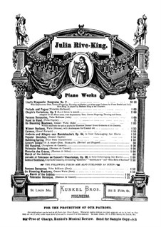 Heroische Polonäse: Für Klavier by Julie Rivé-King