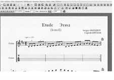Etude (B Minor): Etude (B Minor) by Sergei Orekhov