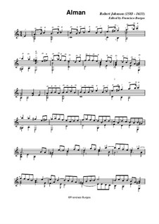 Alman: Für Gitarre by Robert Johnson