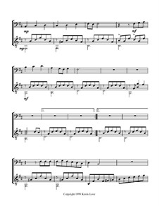 Three Entertainments: Complete set, for cello and guitar – score and parts by Kevin Love