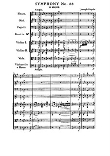 Sinfonie Nr.88 in G-Dur, Hob.I/88: Teil I by Joseph Haydn