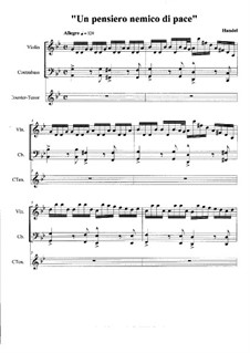 Il trionfo del Tempo e della Verità, HWV 46b: Un pensiero nemico di pace by Georg Friedrich Händel