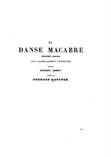 La danse macabre: La danse macabre by Jean-Georges Kastner