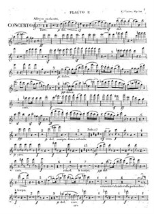 Concerto for Piano and Orchestra No.1, Op.214: Orchesterstimmen by Carl Czerny
