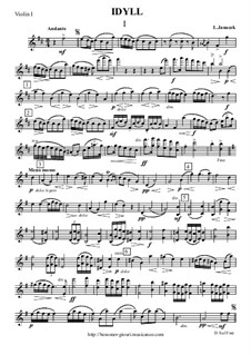 Idyll - Suite for String orchestra, JW 6/3: Stimmen by Leoš Janáček