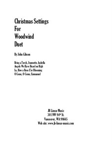 Christmas Settings: For oboe and bassoon by folklore, Michael Praetorius