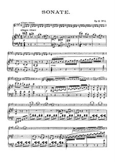 Drei sonaten für Violine und Klavier, Op.12: Sonate Nr.2 by Ludwig van Beethoven