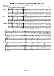 Das Gemurmel der Heiligenstatuen bei Nacht II: Für Streichsextett by Tilo Mueller-Heidelberg