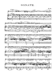 Sonate für Violine und Klavier Nr.5 'Frühling', Op.24: Partitur by Ludwig van Beethoven