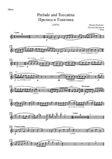 Prelude and Toccatina for Oboe and Piano: Oboenstimme by Plamen Prodanov