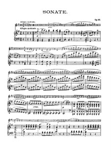 Sonate für Violine und Klavier No.10, Op.96: Partitur by Ludwig van Beethoven