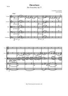 Ouvertüre: Für Streichorchester by Carl Maria von Weber