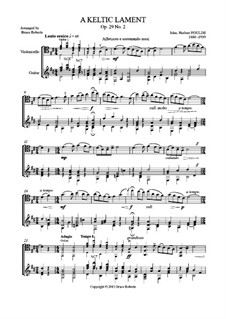 A Keltic Lament, Op.29 No.2: Für Cello und Gitarre by John Foulds