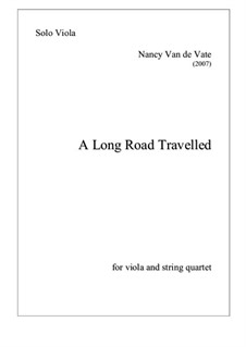 A Long Road Travelled: For string quintet – parts by Nancy Van de Vate
