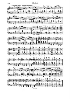 Zar und Zimmermann, LoWV 38: Holzschuhtanz. Bearbeitung für Klavier by Albert Lortzing