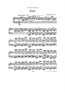 Drei Stücke, Op.1: Vollsammlung by Sergei Lyapunov