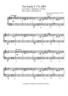 144 Variations on Fur Elise: For Emily No.6 by Richard Byron Strunk