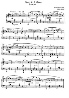 Etüden, Op.132: Nr.1 Etüde in e-Moll by Cornelius Gurlitt