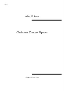 Christmas Concert Opener: Für Orchester by Allan Herbie Jones