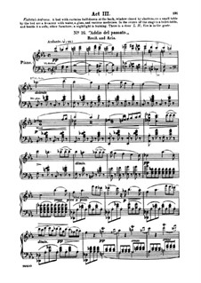 Addio del passato: Für Stimme und Klavier by Giuseppe Verdi