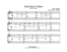 Teddy Bear's Lullaby: Teddy Bear's Lullaby by April J. Hamilton