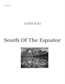 South of The Equator: Partitur by Judith Katz