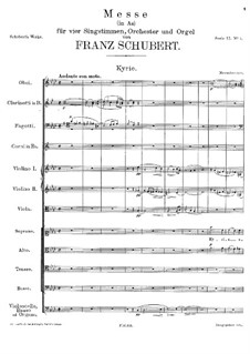 Messe Nr.5 in As-Dur, D.678: Kyrie by Franz Schubert