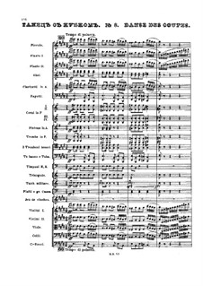 Nr.8 Danse des coupe: Partitur by Pjotr Tschaikowski
