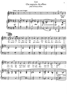 Der goldene Apfel: Che angoscia, che affano (F Minor) by Pietro Antonio Cesti