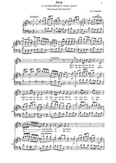 Julius Cäsar, HWV 17: Non ha più che temere by Georg Friedrich Händel