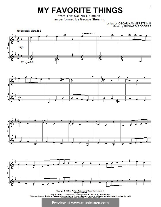 Piano version: Für einen Interpreten by Richard Rodgers