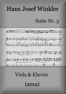 Suite Nr.3 mit drei Tänzen: Duo mit Viola by Hans Josef Winkler