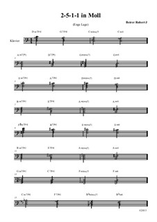Chordsymbols for piano No.3, BRWV 20c: Chordsymbols for piano No.3 by Romanticus