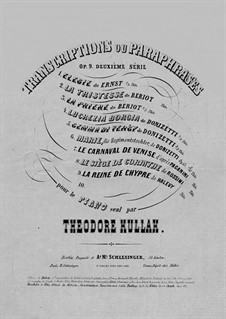 Transcriptions ou Paraphrases, Op.9: No.6 Reminiscences de 'Marie, la fille du régiment' de Donizetti by Theodor Kullak